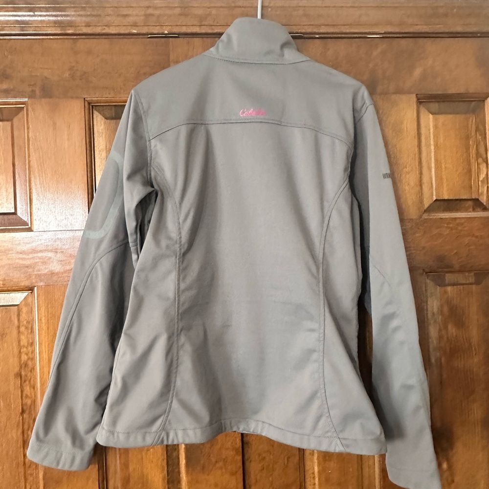 Cabelas Windstopper Softshell Jacket Grey Pink M - Picture 4 of 15